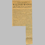 Galleria Camattini 1961 Press