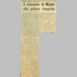 Madoi I Ritratti 1966, Press