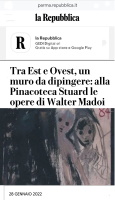 Un muro da dipingere, 2022, Press